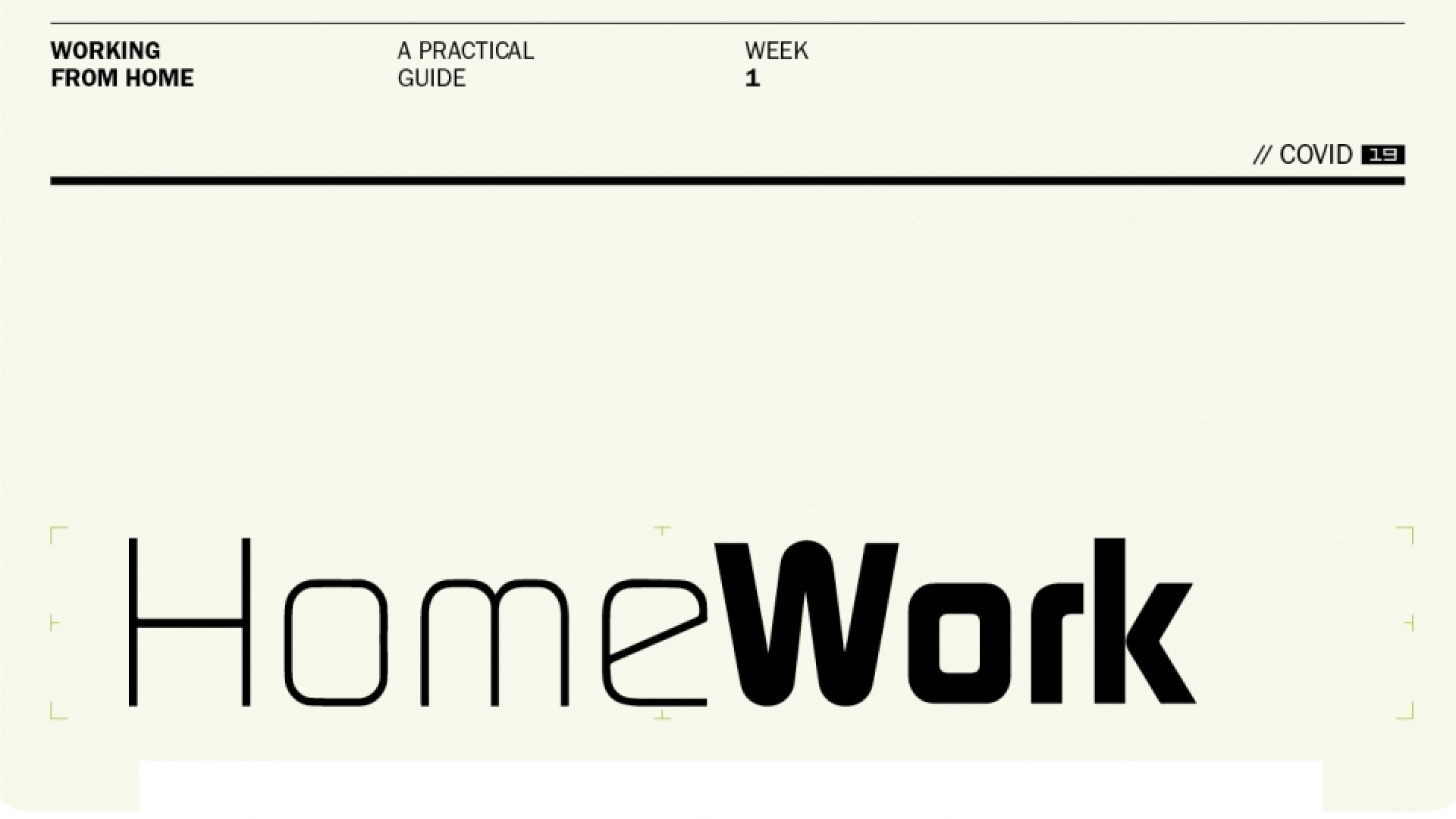 Week 1 HomeWork Header