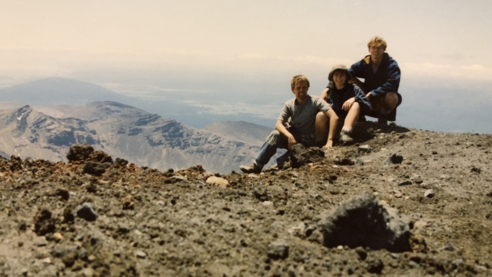 Paul Brenda atop Ngauruhoe